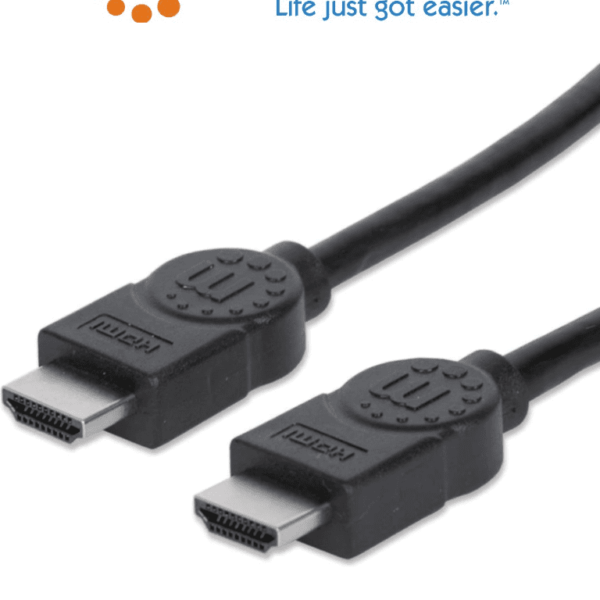 Manhattan 323246 - Cable Hdmi De Alta Velocidad De 10 Metros/ Resolución 4K@30Hz/ Soporta 3D Y Canal De Ethernet De 100 Mbps/ Hdmi Macho A Macho/ Soporta Canal De Retorno De Audio (Arc)/ Blindado Para Reducir Interferencia/ #Mci2