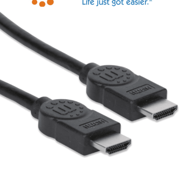Manhattan 323260 - Cable Hdmi De Alta Velocidad De 15 Metros / Resolución 4K@30Hz/ Soprota 3D Y Canal De Ethernet De 100 Mbps/ Hdmi Macho A Macho/ Soporta Canal De Retorno De Audio (Arc)/ Blindado Para Reducir Interferencia/ #Mci2