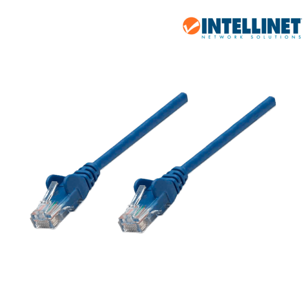 Intellinet 318983 - Cable Patch / 2.0 Metros ( 7.0F) / Cat 5E / Utp Azul / Patch Cord