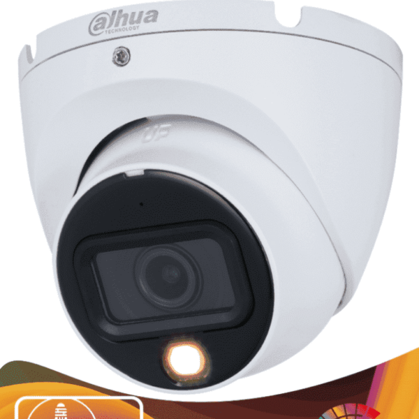 Dahua Hac-Hdw1801Tlm-Il-A - Camara Domo 4K/ Iluminador Dual Inteligente + Full Color/ Lente De 2.8Mm/ 106 Grados De Apertura/ 20 Metros De Iluminación Ir Y Visible/ Super Adapt/ Microfono Integrado/ Wdr Real De 120 Db/ Ip67/