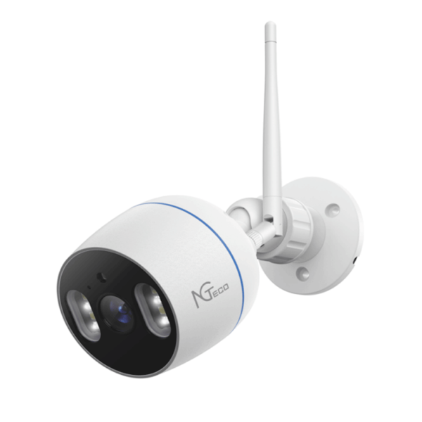 Ngteco Ngc501 - Cámara Bullet Wifi / 1080P / Lente 3.6Mm / Visión Nocturna / Almacenamiento Local Y En La Nube / Control Remoto / Audio Bi-Direccional / Funciona Con Alexa #Ng #Zk9