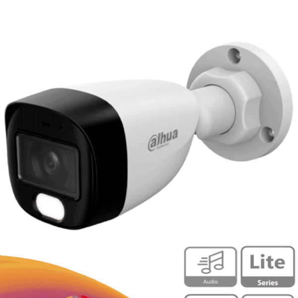 Dahua Hac-Hfw1209Cn-A-Led-S3 - Cámara Bullet Full Color 1080P/ Llente De 2.8 Mm/ 107.8° De Apertura/ Micrófono Integrado/ 30 Metros De Luz Visible/ Dwdr/ Starlight/ Ip67/ Compatible Con Cvi/Ahd/Cvbs/ #Lonuevo #M1