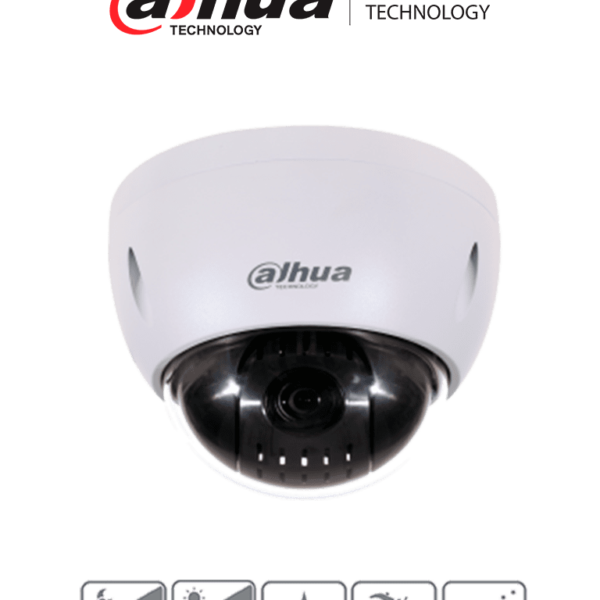 Dahua Dh-Sd42215-Hc-La - Cámara Ptz De 2 Megapíxeles/ 1080P/ 15X De Zoom Óptico/ Montaje En Techo/ Wdr Real 120 Db/ Starlight/ Antivandálica Ik10/ Ip66