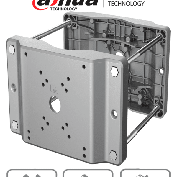 Dahua Dh-Pfa153-Sg - Montaje En Poste Para Camaras Ptz Y Cajas De Exterior/ Aluminio Y Acero/ Compatible Con Brazo Pfb710W-Sg / Compatible Con Cámara Dh-Psdw81642Ml-A360-D237