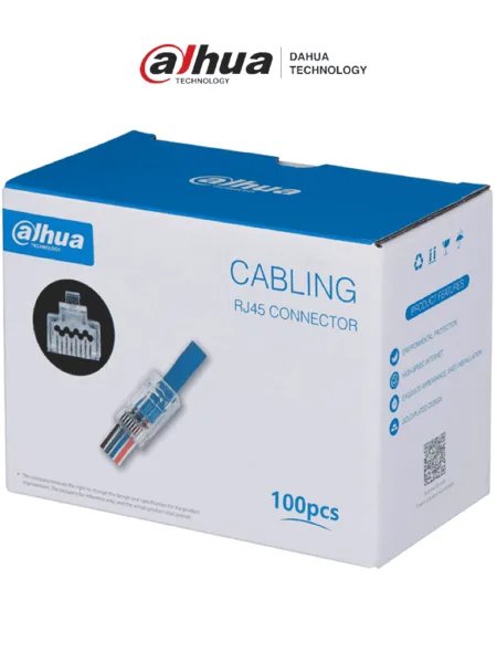 Dahua Dh-Pfm976-631-Pt – Caja Con 100 Plugs Pass Through Rj45 Cat6 ...