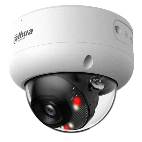 Dahua Dh-Ipc-Hdbw3849E-As-Il - Cámara Ip Domo Antivandálica 4K/ 8 Megapixeles/ Iluminador Dual/ Lente De 2.8 Mm/ 107 Grados De Apertura/ Smd 4.0/ Ai Ssa/ Ranura Microsd/ Poe/ Ip67/ Ik10/