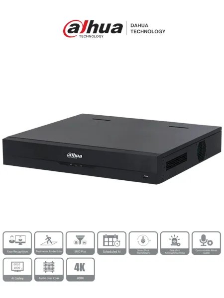 Smd Rafi Dvr Dahua Dh-Xvr5432L-I3 – Dvr De 32 Canales 5Mp Lite Con Ia Wizsense, H ...