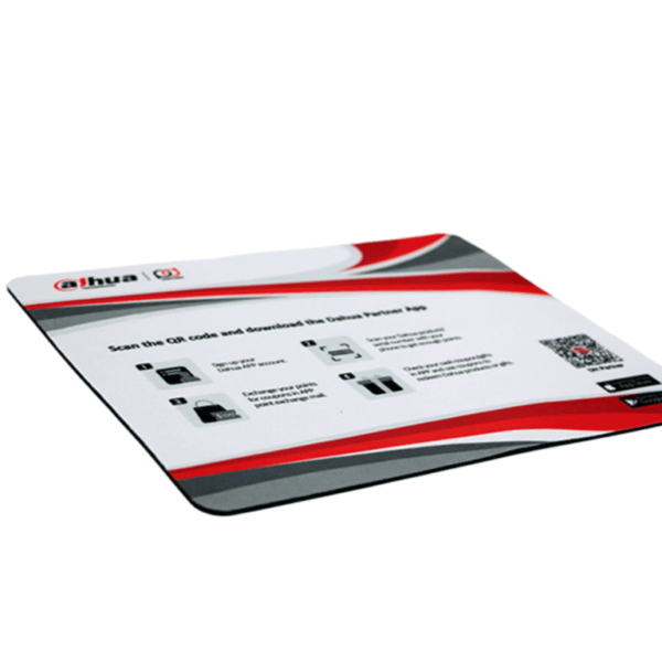 Dahua Matpro047 - Mouse Pad Blanco Con Info Dahua Partner App/ Promocional