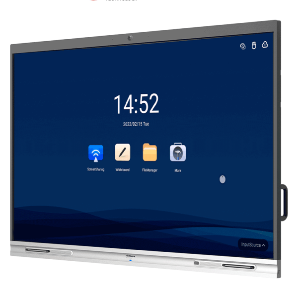 Dahua Dhi-Lch65-Mc410-B - Pantalla Interactiva 4K/Uhd/ 65 Pulgadas/ Touch/ Android/ Resolucion De 3840 X 2160 Camara De 5 Megapixeles Integrada Ideal Para Escuelas Y Oficinas/ Brillo De 350 Cd/M2 Microfono Y Altavoces Integrados Case Metalico #Np