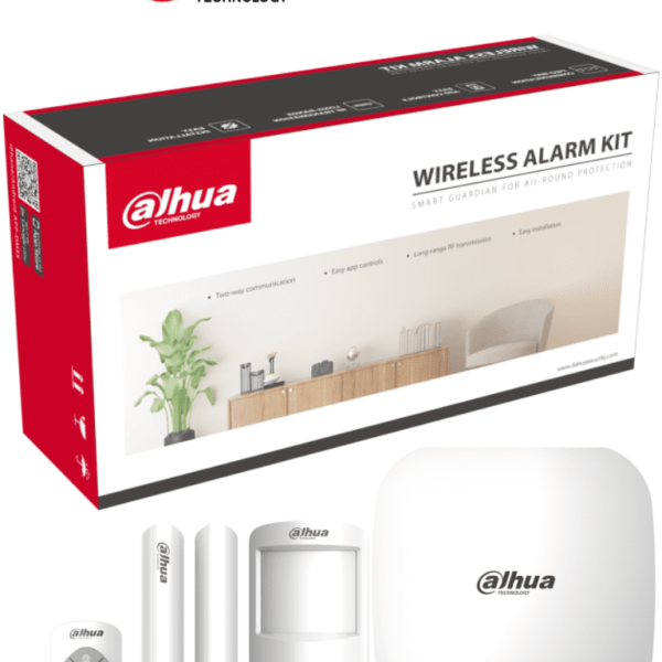 Dahua Dhi-Art-Arc3000H-03-Fw2 - Kit Alarma Inalámbrico Con Conexión 4G, Wifi, Ethernet/Monitoreo Por App/Incluye Panel Ethernet, Wifi, 3G, 4G (Dual Sim); 1 Sensor De Movimiento; 1 Contacto Magnético; Un Control Remoto/ #Alarmasdahua #Dicdal #Anivdahua4