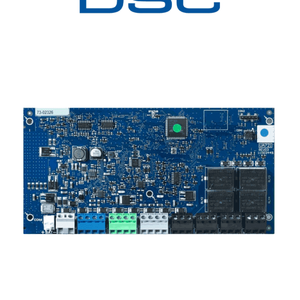 Dsc Hsm3204Cxpcb - Módulo Fuente Supervisada 2A Con 4 Salidas Programables Pgm De Alta Corriente Y Extensor De Bus Compatible Con Power Series Pro