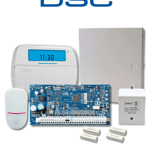 Dsc Neo-Icon-Sb - Paquete Serie Neo Con Panel Hs2032 De 8 Zonas Cableadas Expandible A 32/Teclado De Iconos Hs2Icn /Sensor Pir Lc200- Pi Cableado/2 Contactos Blancos Cableados/Transformador/Gabinete Gtvcmx003/Sin Batería/