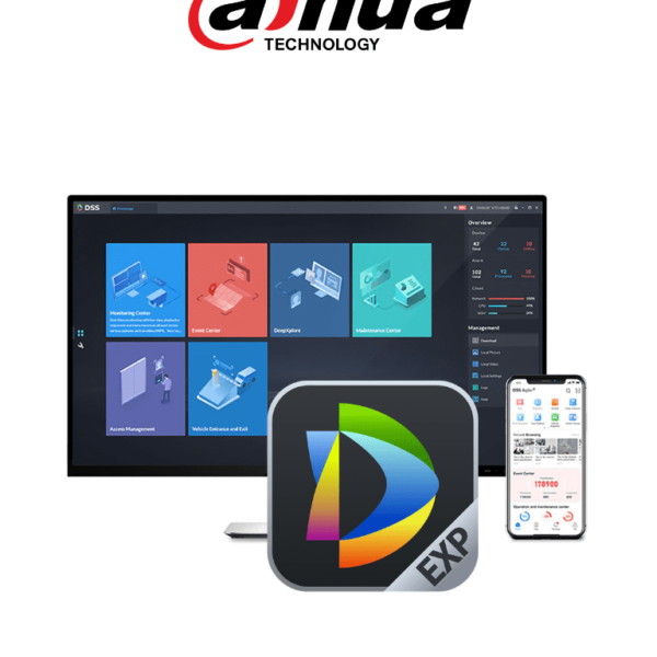 Dahua Dss8Ex-Pr-V Actualiza Licencias De Canal De Video Dss Express 8 A Dss Professional V8, Una A Una. Requisito: Licencia De Canal De Video Para Dss Express V8.