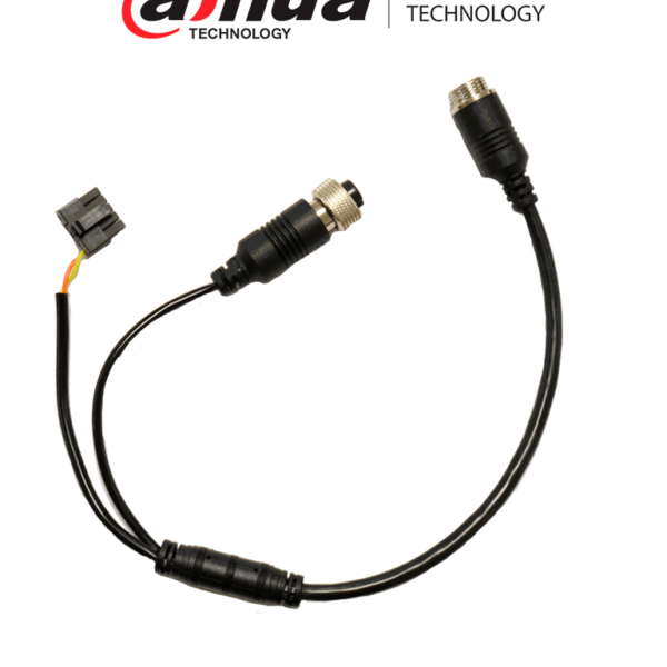 Dahua Cable Convertidor - Cable Doble/ M12 Macho De 7 A 4 Pines / M12 Hembra 4 A 10 Pines / Para Uso Con Cable Extensor De 7 Pines/ Especial Para Uso Con Md02 / Longitud De 30Cm /