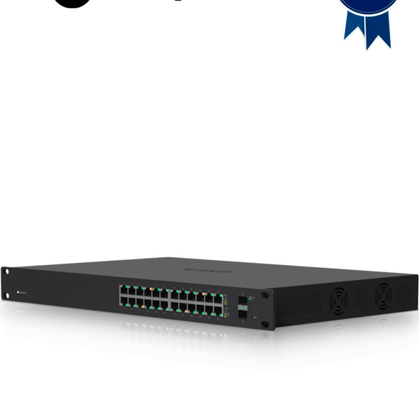 Ubiquiti Es-24-250W - Edge Switch Gigabit Poe 250W De Capa 2 Administrable Con 24 Puertos Gigabit Y 2 Puertos Sfp. Capacidad De Conmutación De 52 Gbps.