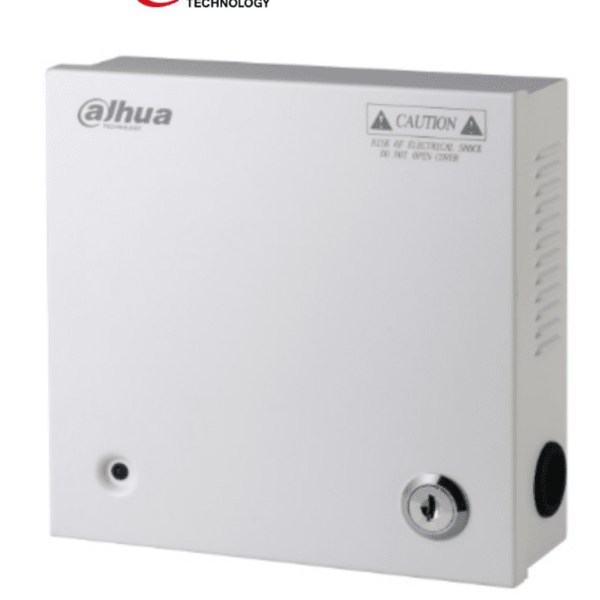 Dahua Pfm340-5Ch - Fuente De Poder De 12 Vcd/ 4 Amperes/ Para 5 Camaras/ Fusibles Intercambiables/ Proteccion Contra Sobrecargas/ Color Blanco/