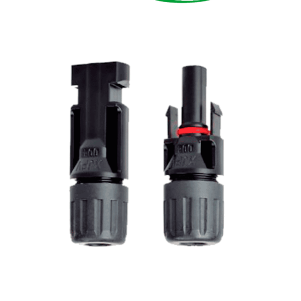 Hyxipower Epl01 - Par De Conectores Mc4 Para Módulos Fotovoltaicos / Protección Conta Agua / Resistencia Contra La Tensión / Conector Hembra - Macho #Solar #Mci1