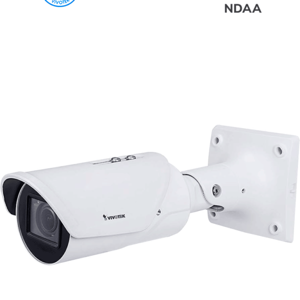 Vivotek Ib9387-Ht-A - Cámara Ip Bala Exterior 5 Mp, Lente Varifocal Remota 2.7-13.5Mm, Smart Ir Ii Hasta 50M, Wdr Pro, Snv, Smart Stream Iii, Motion, Protección Ip67/Ik10, Ciberseguridad Trend Micro, Con Conectores Di, Hacer Y Onvif.