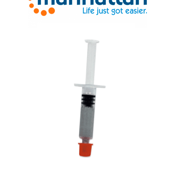 Manhattan 701662 Pasta Térmica Para Cpu 1.5 G Dispensador De Jeringa Con Tapa, Para Una Precisa Y Fácil Aplicación
