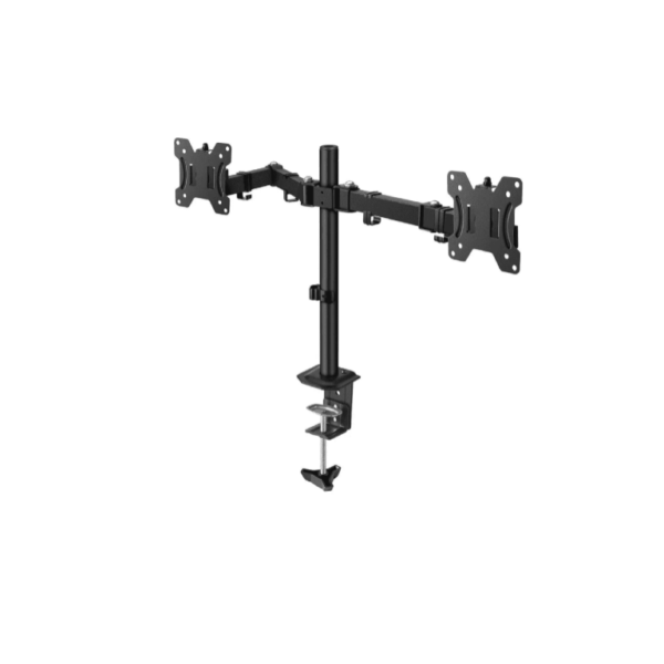 Tce Lmg15Nb - Soporte De Escritorio Para 2 Monitores De 13 A 27" , Carga Máxima 9Kg Por Brazo , Vesa 75X75Mm / 100X100Mm , Ajuste Inclinación Y Rotación