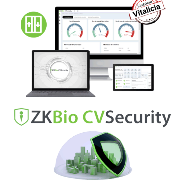 Zkteco Zkbiocveleonlines1 - Modulo Vitalicio Para Control De Elevadores Con Biocvsecurity / Para Control De 1 Panel Ec10 / Hasta 58 Pisos Con Ex16