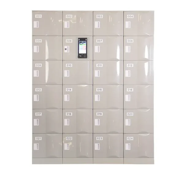 Zkteco Lockerpadg4Pro23 - Solución Para Lockers Inteligentes Con Reconocimiento Facial / 50,000 Usuarios / Capacidad Para 23 Lockers
