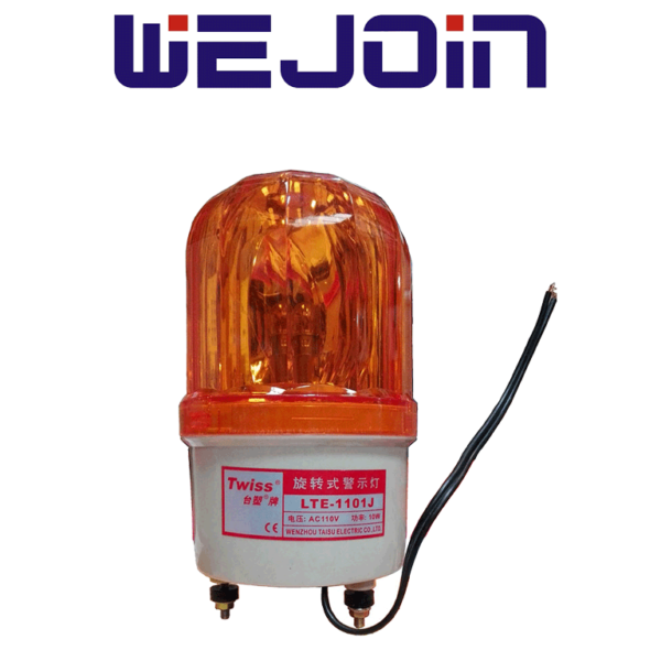Wejoin Seculight - Luz Estroboscópica Giratoria / Alarma Audible / Compatible Con Barreras Vehiculares / Motor Deslizante Wjpkmp202