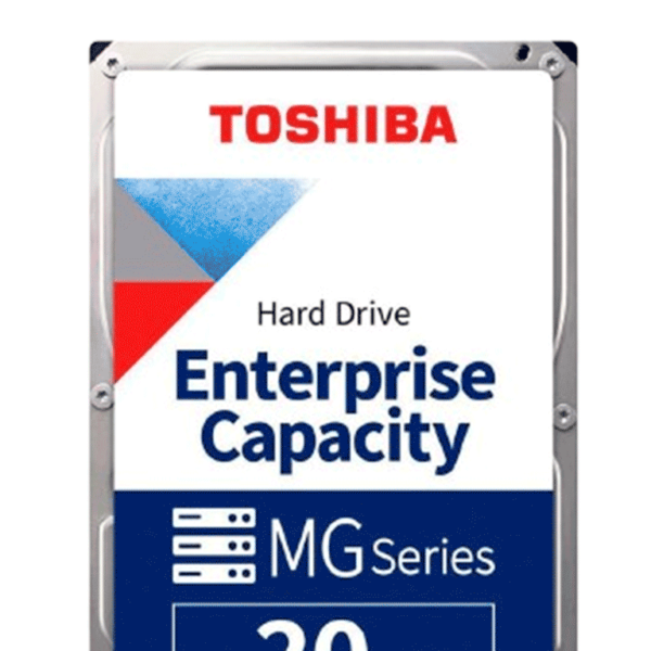 Toshiba Mg10Aca20Te - Disco Duro De 20Tb / Serie Enterprise / 3.5" / 7200 Rpm / 512 Mb /Sata Iii / Recomendado Para Videovigilancia Y Servidores