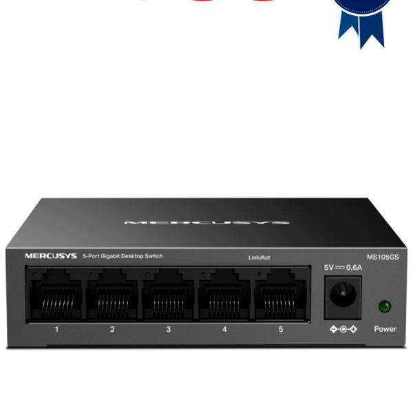 Mercusys - Ms105Gs / Switch Gigabit De Sobremesa De 5 Puertos #M&Tdic