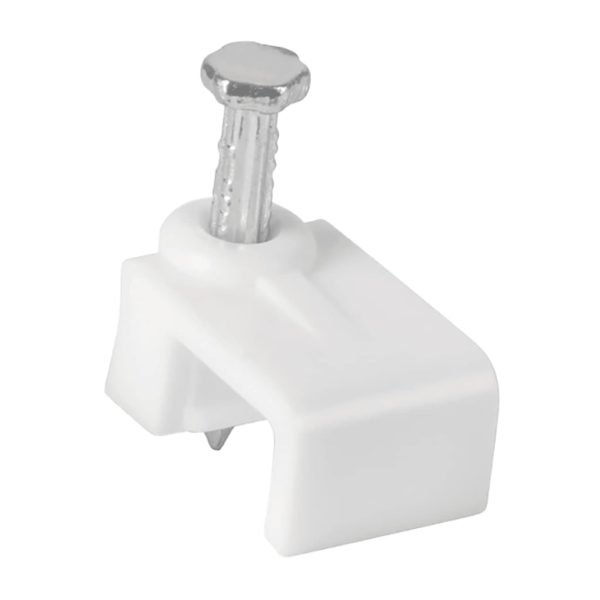 Tce Lmg-Ncc-5Mm-Wq50 - Grapa Cuadrada De Pared , Medida Interna 5 Mm , Altura 6 Mm , Bolsa De 50 Piezas , Color Blanco #Grapa