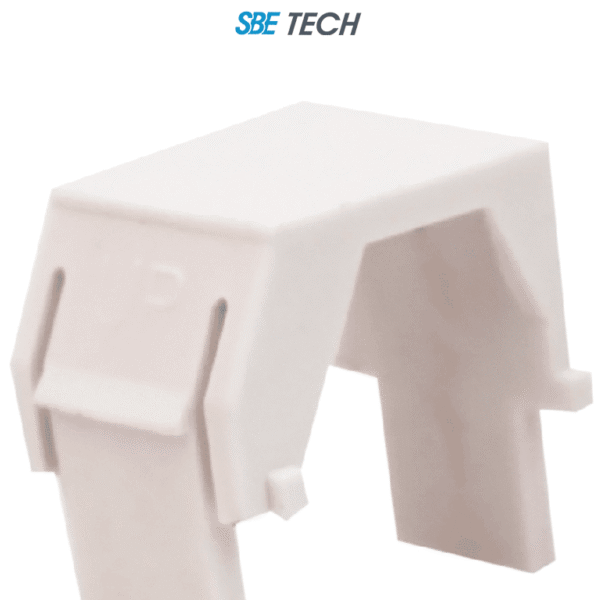 Sbe Tech Blankwt - Inserto Para Faceplate Color Blanco (1 Pieza), Inserto Ciego