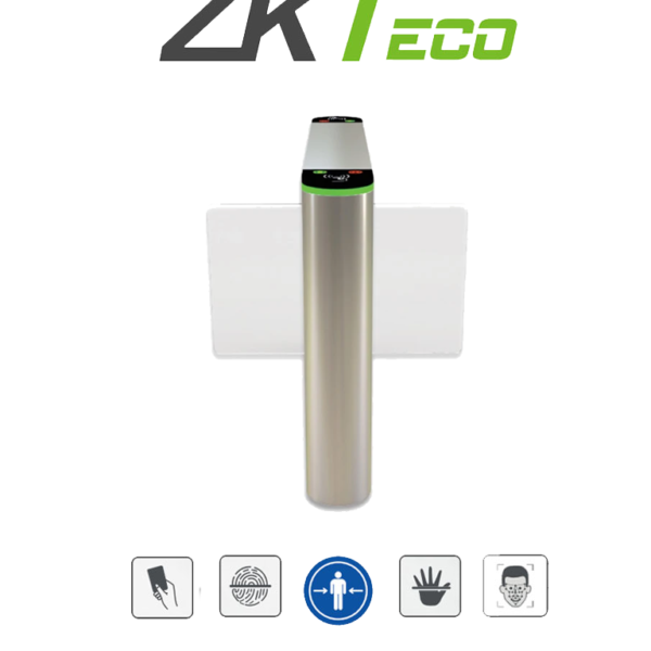 Zkteco Sbtl320 - Barrera Peatonal Central Abatible/ Acero Sus304/ Aletas De Acrílico/ 110V/ Exterior Protegido/ 30 Personas X Min/ 2 Millones De Ciclos/ Carril 75 Cm/ Infrarrojos/ No Cuenta Con Lectores Y Panel/ (Requiere Barrera Sblt300)