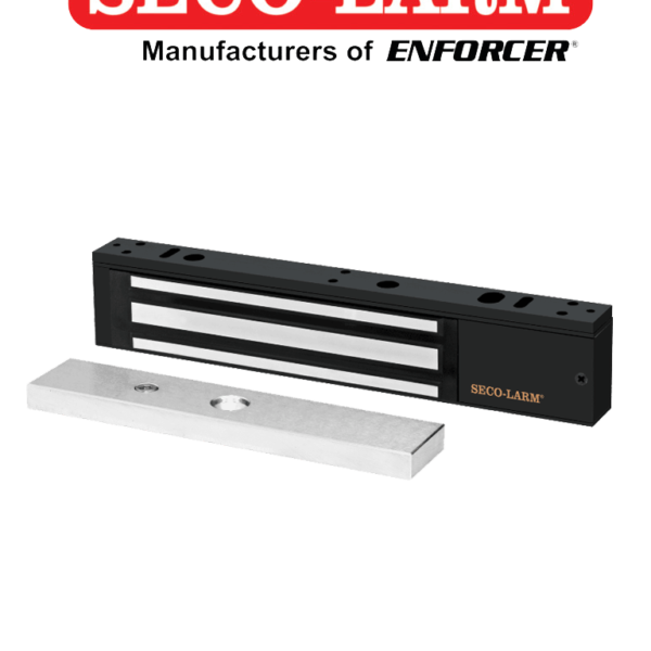 E941Sb600Pq - Cerradura Electromagnética De 600 Lb / Sensor De Adherencia / Led De Estado / Voltaje Dual 12/24 Vdc / Homologada Ul