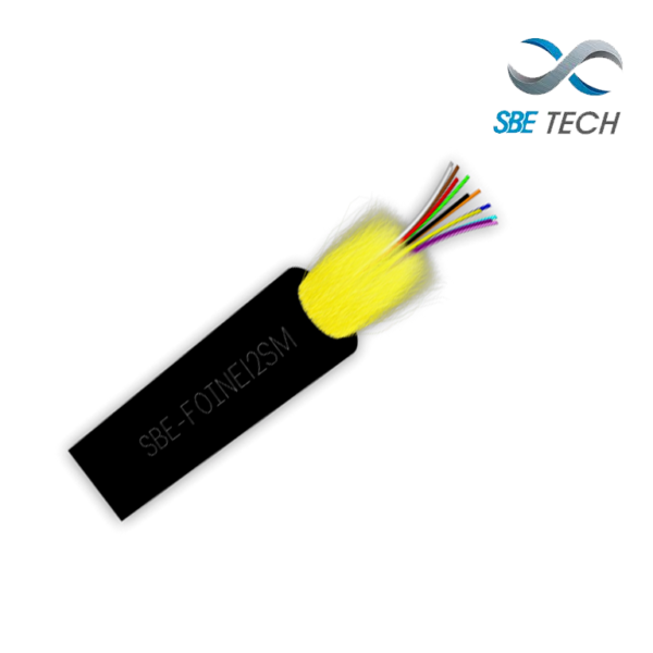 Sbetech Sbe-Foine12Sm - Fibra Óptica Para Uso Interior/Exterior 9/125µm, Os1, 12 Hilos / Precio Por Metro / Múltiplo De Venta De 100 Mts