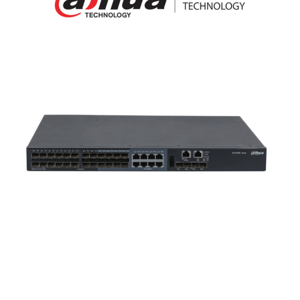 Dahua As5600-24Gf4Xf - Switch Administrable Capa 3 Con Capacidad De 24 Puertos Sfp Gigabit/ 8 Puertos Combo Rj45&Sfp/ 2 Puertos Rj45 10/100/1000 Mbps/ 4 Puertos Uplink Sfp 10G