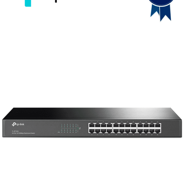 Tp-Link Tl-Sf1024 - Switch No Administrable De 24 Puertos 10/100 Mbps Para Montaje En Rack