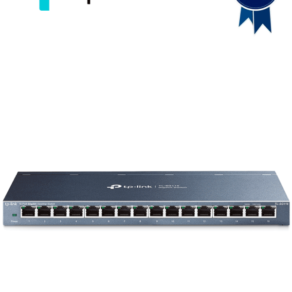 Tp-Link Tl-Sg116 -Switch Gigabit No Administrable De 16 Puertos 10/100/1000 Mbps Para Escritorio