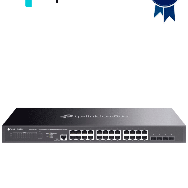 Tp-Link Tl-Sg3428X-M2 - Witch Administable Con Funciones L2+ Omada, Con 24 Puertos Rj45 De 2.5Gbe , 4 Puertos Sfp+ 10G , Gestión En La Nube Con Omada , Dhcp Snooping, 802.1X, Autenticación Radius , Acl , Qos L2/L3/L4 Y Igmp Snooping.