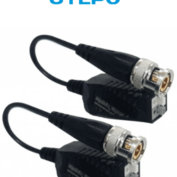 Utepo Utp101Phd4Bpaq - Paquete De 100 Pares De Transceptores Pasivos 4 En 1, Soporta 4Mp A 200M, 1080P A 250M, 720P A 300M En Cvi, Compatible Con Hdcvi, Tvi, Ahd Y Cvbs, Con 2 Terminales Push