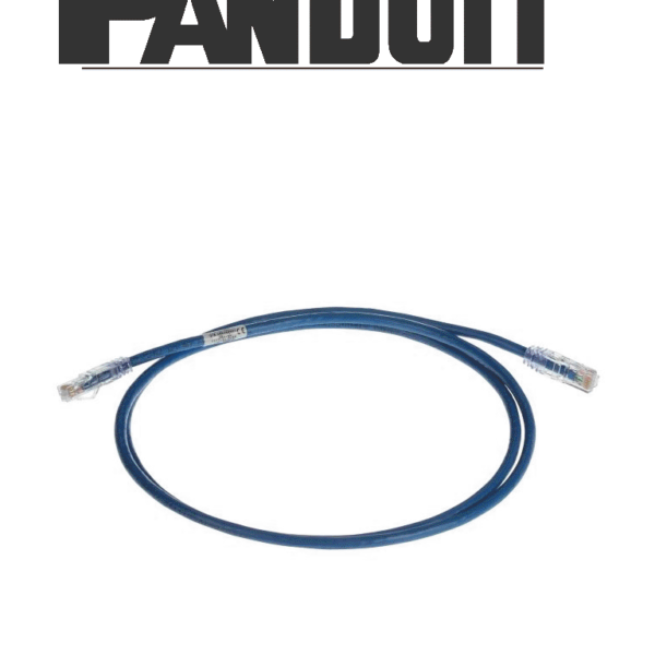 Panduit Utpsp5Buy Patch Cord De 100% Cobre Utp Cat 6 / 24 Awg / 5 Pies (1.52 M) / Categoría 6 / Azul