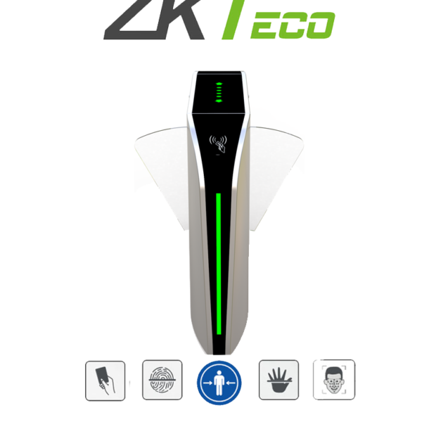 Zkteco Fbl320 - Barrera Peatonal Central Retraible / Acero Sus304 / Aleta De Acrílico / 110V / 35 Personas X Min / Carril 60 Cm / Exterior Protegido / 2 Millones De Ciclos / Infrarrojos De Seguridad / No Cuenta Con Lectores Y Panel #Spf