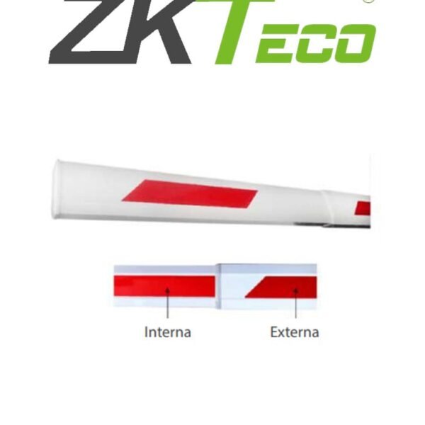 Zkteco Yc45M - Brazo Telescópico De 2.6 M Hasta 4.5 Metros Para Barrera Cmp200