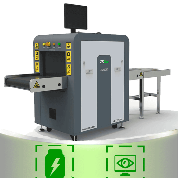 Zkteco Zkx5030A - Máquina De Rayos X Con Energía Simple, Túnel Para Equipaje De 50 X 30 Cm Y Capacitación En Sitio Incluida. #Mci2Q125