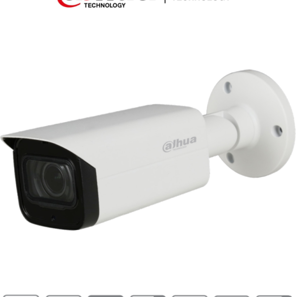 Dahua Hfw2802T-Z-A - Camara Bullet 4K Starlight/ 8 Megapixeles/ Lente Motorizado 3.7 A 11Mm/ 0.005 Lux Color/ Wdr Real 120Db/ Ir 80 Mts/ Microfono Integrado + 1 Canal De Audio/ Ip67/ #Prohdcvi