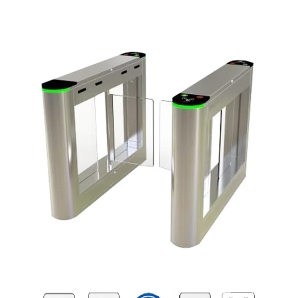 Zkteco Sbtl300 -Barrera Peatonal Tipo Swing Bidirecc. /2 Chasis Acero Sus304/ Aleta Acrílico/ 110V/ Exterior Protegido/ 30 Personas X Min/ 2 Mil. Ciclos/ Carril 75 Cm/ Infrarrojos/ No Cuenta Con Lectores Y Panel/ (Añade Carriles Con Sbtl320) #Spf