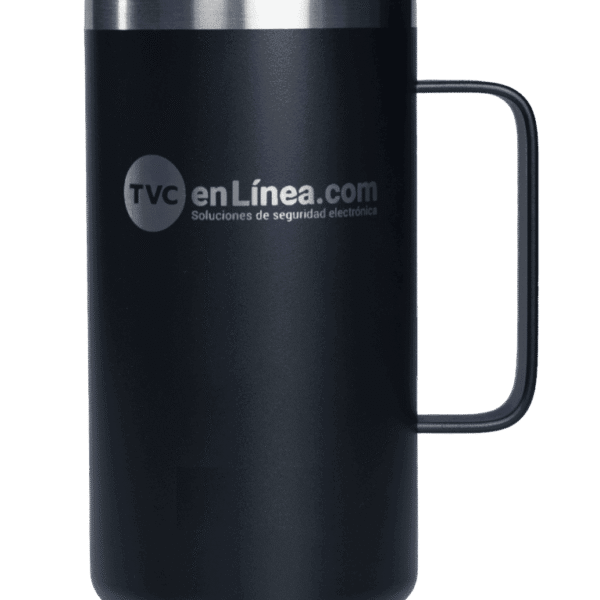 Tvc Matpop - Termo Con Asa De 14Oz Y Tapa Magslider Color Negro, Con Impresión De Logo Dahua Y Tvc