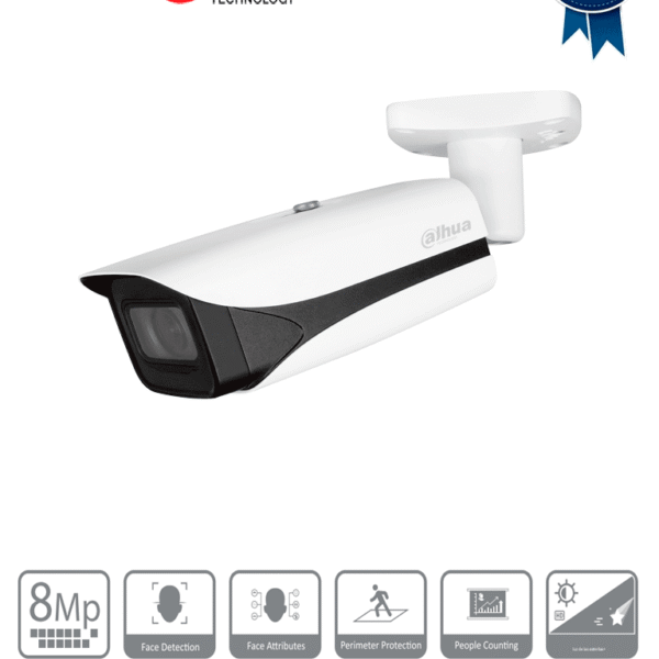 Dahua Dh-Ipc-Hfw5842E-Ze - Camara Ip Bala 4K/ Wizmind/ Lente Mot. De 2.7 A 12/ Ir De 60 Metros/ Smd 3.0/ Metadatos/ Wdr/ Ranura Para Micro Sd/ Epoe/ Ip67 /Ik10 /Smd 3./ E&A De Alarma Y Audio/ Conteo De Personas/ Detección Facial #Imd #Mci2 #Ipmc