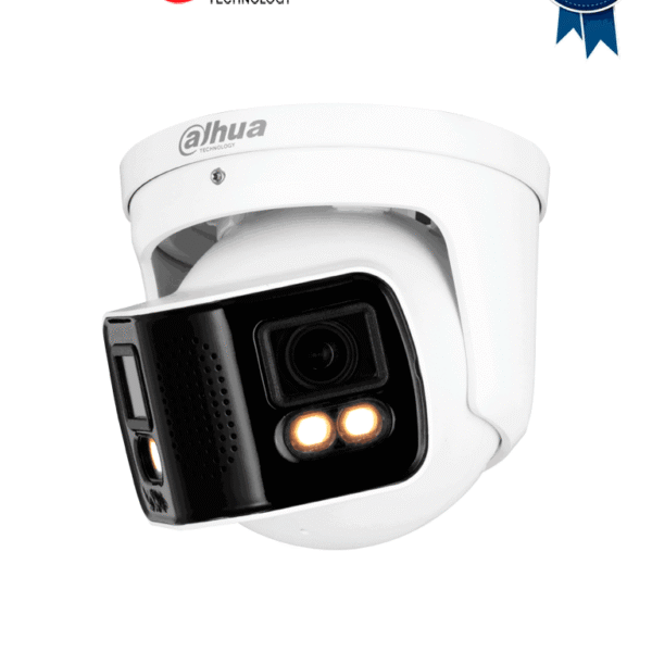 Dahua Ipc-Pdw5849-A180-E2-Aste Cámara Ip Full Color Con Visión De 180° Y Doble Lente De 4 Mp. Ofrece Protección Perimetral, Mapa De Calor, Conteo De Personas, Y Led De 40M. Cuenta Con Multivisión, Wizmind, Audio Bidireccional, Epoe, H.265 E Ip67.