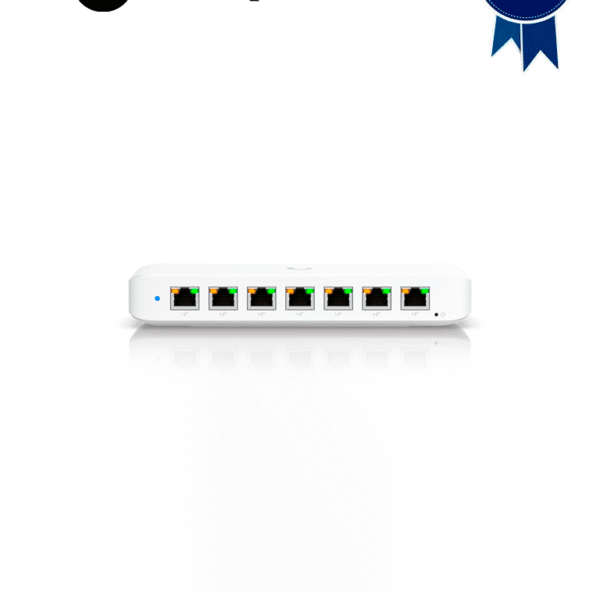 Ubiquiti Usw-Ultra - Unifi Switch Ultra Capa 2, 42W Poe (1 Puerto Poe++ De Entrada , 7 Puertos Poe+ De Salida ) , No Incluye Adaptador De Corriente Alterna.