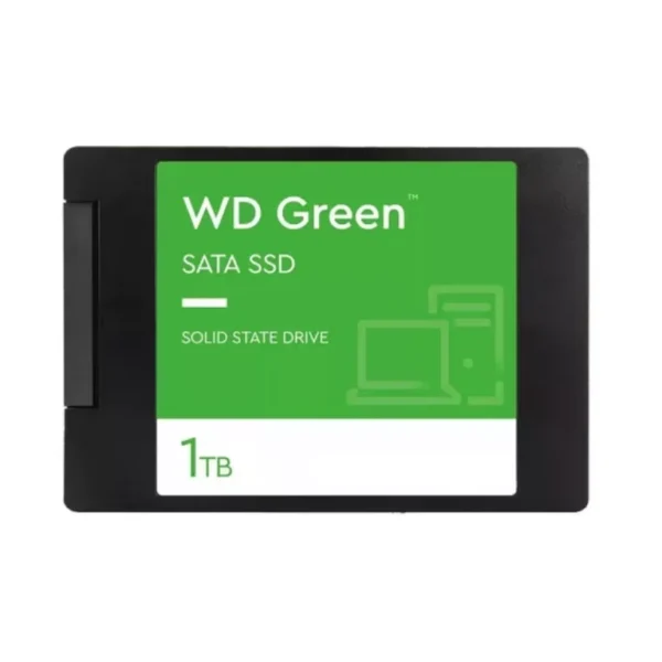 Sandisk Wds100T3G0A - Disco Duro Interno Ssd (1 Tb, Sata Iii, 6 Gb/S, 2,5/7 Mm, Hasta 545 Mb/S, Color Verde